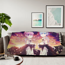 Load image into Gallery viewer, Ram&Rem Sherpa Blanket