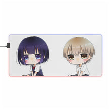Load image into Gallery viewer, Kuzu No Honkai Hanabi Yasuraoka, Mugi Awaya RGB LED Mouse Pad (Desk Mat)