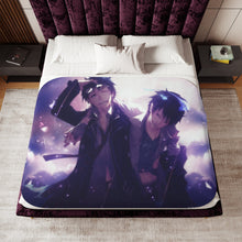 Load image into Gallery viewer, Blue Exorcist Sherpa Blanket