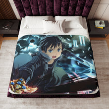 Load image into Gallery viewer, Anime Sword Art Onliner Sherpa Blanket