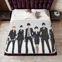 Load image into Gallery viewer, Psycho-Pass Akane Tsunemori, Nobuchika Ginoza, Shuusei Kagari, Tomomi Masaoka, Shion Karanomori Sherpa Blanket