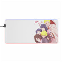 Load image into Gallery viewer, Happy Birthday Uncle Neji! RGB LED Mouse Pad (Desk Mat)