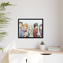 Load image into Gallery viewer, Anohana Meiko Honma, Jinta Yadomi, Naruko Anjou, Tetsudou Hisakawa, Chiriko Tsurumi Canvas Framed Art Print