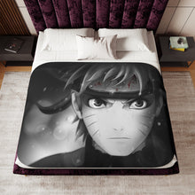Load image into Gallery viewer, Uzumaki Naruto Sherpa Blanket