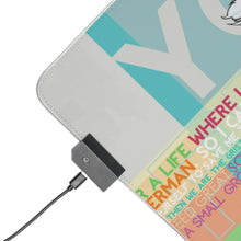 Load image into Gallery viewer, Anime Bleach RGB LED Mouse Pad (Desk Mat)