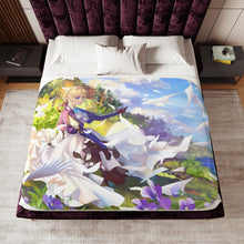 Load image into Gallery viewer, Anime Violet Evergarden Sherpa Blanket