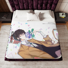 Load image into Gallery viewer, Bungou Stray Dogs Osamu Dazai Sherpa Blanket