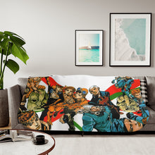 Load image into Gallery viewer, JoJo's Bizarre Adventure: Part 1-8 Sherpa Blanket