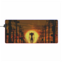 Load image into Gallery viewer, Evangelion: 1.0 You Are (Not) Alone RGB LED Mouse Pad (Desk Mat)