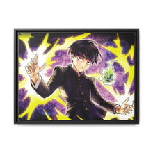 Load image into Gallery viewer, Mob Psycho 100 Shigeo Kageyama Canvas Framed Art Print