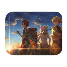 Load image into Gallery viewer, Anime Demon Slayer: Kimetsu no Yaiba Sherpa Blanket