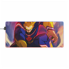 Load image into Gallery viewer, My Hero Academia All Might RGB LED Mouse Pad (Desk Mat)