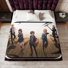 Load image into Gallery viewer, Durarara!! Shizuo Heiwajima, Celty Sturluson, Masaomi Kida, Anri Sonohara Sherpa Blanket