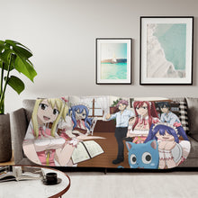 Load image into Gallery viewer, Fairy Tail Natsu Dragneel, Erza Scarlet, Gray Fullbuster, Lucy Heartfilia, Happy Sherpa Blanket