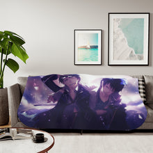 Load image into Gallery viewer, Blue Exorcist Sherpa Blanket