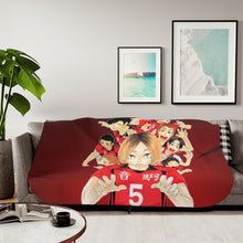 Load image into Gallery viewer, Anime Haikyu!! Sherpa Blanket