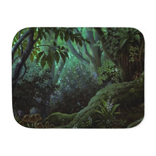 Load image into Gallery viewer, Princess Mononoke Sherpa Blanket