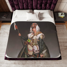 Load image into Gallery viewer, Anime Princess Mononoke Sherpa Blanket