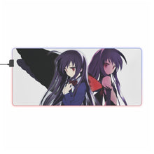 Load image into Gallery viewer, Accel World Kuroyukihime RGB LED Mouse Pad (Desk Mat)