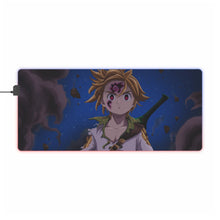 Load image into Gallery viewer, Meliodas Awake His Demon Blood Evil Power - Leader Of 10 Commandements - RGB LED Mouse Pad (Desk Mat)