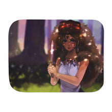 Load image into Gallery viewer, Princess Mononoke Sherpa Blanket