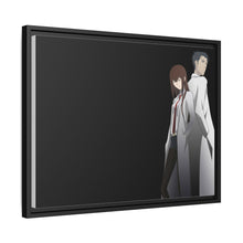 Load image into Gallery viewer, Makise Kurisu & Rintarou Kyouma Canvas Framed Art Print