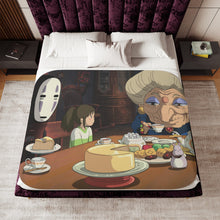 Load image into Gallery viewer, Anime Spirited Away Sherpa Blanket
