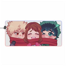 Load image into Gallery viewer, My Hero Academia Izuku Midoriya, Katsuki Bakugou RGB LED Mouse Pad (Desk Mat)
