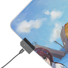 Load image into Gallery viewer, Neon Genesis Evangelion Shinji Ikari, Rei Ayanami, Kaworu Nagisa RGB LED Mouse Pad (Desk Mat)