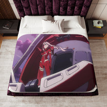 Load image into Gallery viewer, Zero Two's Strelizia Sherpa Blanket