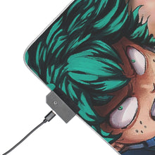 Load image into Gallery viewer, Izuku Midoriya (Deku) RGB LED Mouse Pad (Desk Mat)