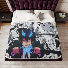Load image into Gallery viewer, Blue Exorcist Rin Okumura Sherpa Blanket