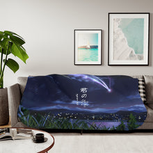 Load image into Gallery viewer, Your Name. Sherpa Blanket