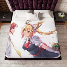 Load image into Gallery viewer, Miss Kobayashi's Dragon Maid Sherpa Blanket