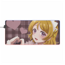 Load image into Gallery viewer, Love Live! Hanayo Koizumi RGB LED Mouse Pad (Desk Mat)