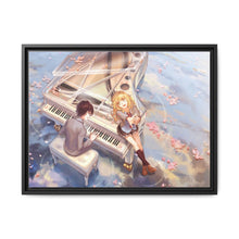 Load image into Gallery viewer, Kaori and Arima Canvas Framed Art Print