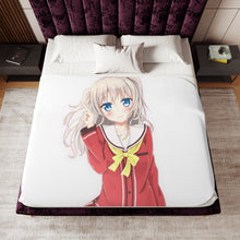 Load image into Gallery viewer, Nao Tomori smiling Sherpa Blanket