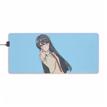 Load image into Gallery viewer, Rascal Does Not Dream Of Bunny Girl Senpai RGB LED Mouse Pad (Desk Mat)