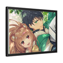 Load image into Gallery viewer, Raphtalia and Iwatani Canvas Framed Art Print