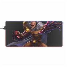 Load image into Gallery viewer, Anime One-Punch Man RGB LED Mouse Pad (Desk Mat)