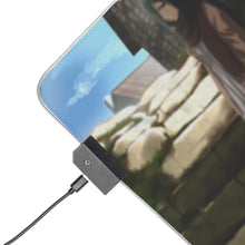 Load image into Gallery viewer, Eren Yeager and Mikasa Ackerman RGB LED Mouse Pad (Desk Mat)
