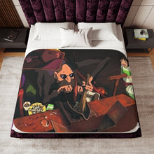 Load image into Gallery viewer, Anime Spirited Away Sherpa Blanket