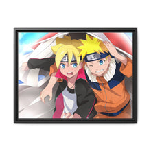 Load image into Gallery viewer, Naruto and Boruto Canvas Framed Art Print