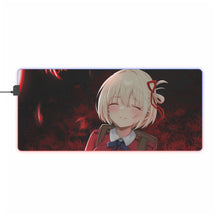 Load image into Gallery viewer, Lycoris Recoil Chisato Nishikigi RGB LED Mouse Pad (Desk Mat)