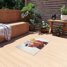 Load image into Gallery viewer, Nao Tomori and Yusa Nishimori holding hands Rug