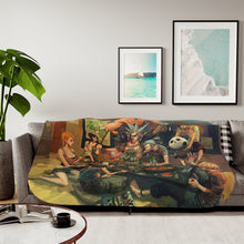 Load image into Gallery viewer, Anime One Piecer Sherpa Blanket