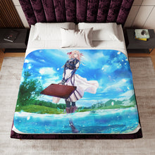Load image into Gallery viewer, Violet Evergarden Sherpa Blanket