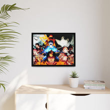 Load image into Gallery viewer, Blue Exorcist Rin Okumura, Yukio Okumura, Kuro, Shura Kirigakure, Shiemi Moriyama Canvas Framed Art Print
