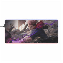 Load image into Gallery viewer, Yuji Itadori RGB LED Mouse Pad (Desk Mat)