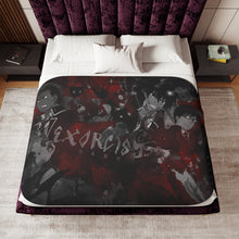 Load image into Gallery viewer, Exorcist Gang/Blue exorcist Sherpa Blanket